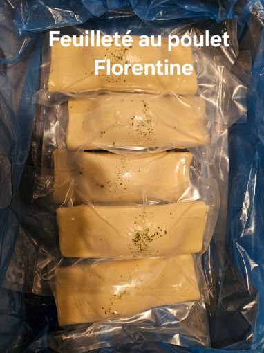 Image de Feuilleté poulet Florentine