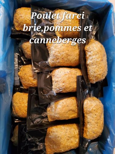 Image de poulet brie,pommes,canneberges