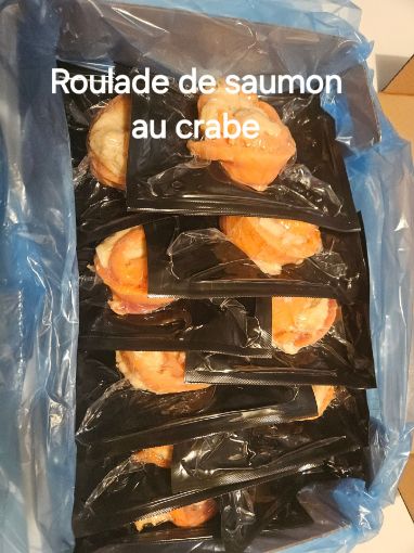 Image de Roulade de saumon au crabe